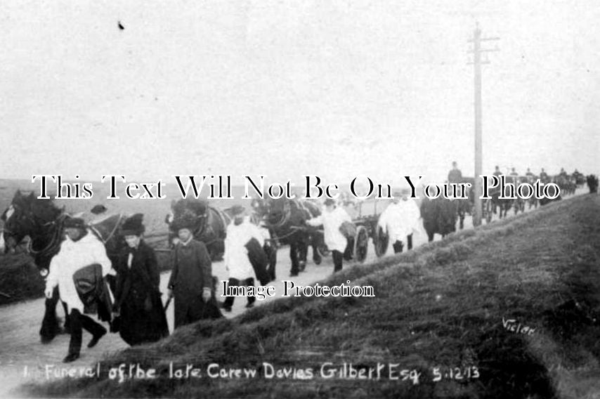 SX 973 - Funeral Of Carew Davies Gilbert, Eastbourne, Sussex 1913