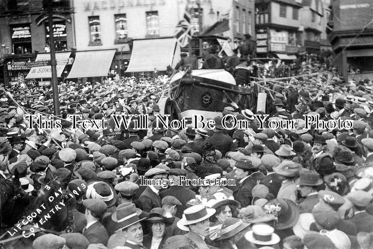 WA 1053 - Lifeboat Day, Coventry, Warwickshire 1913