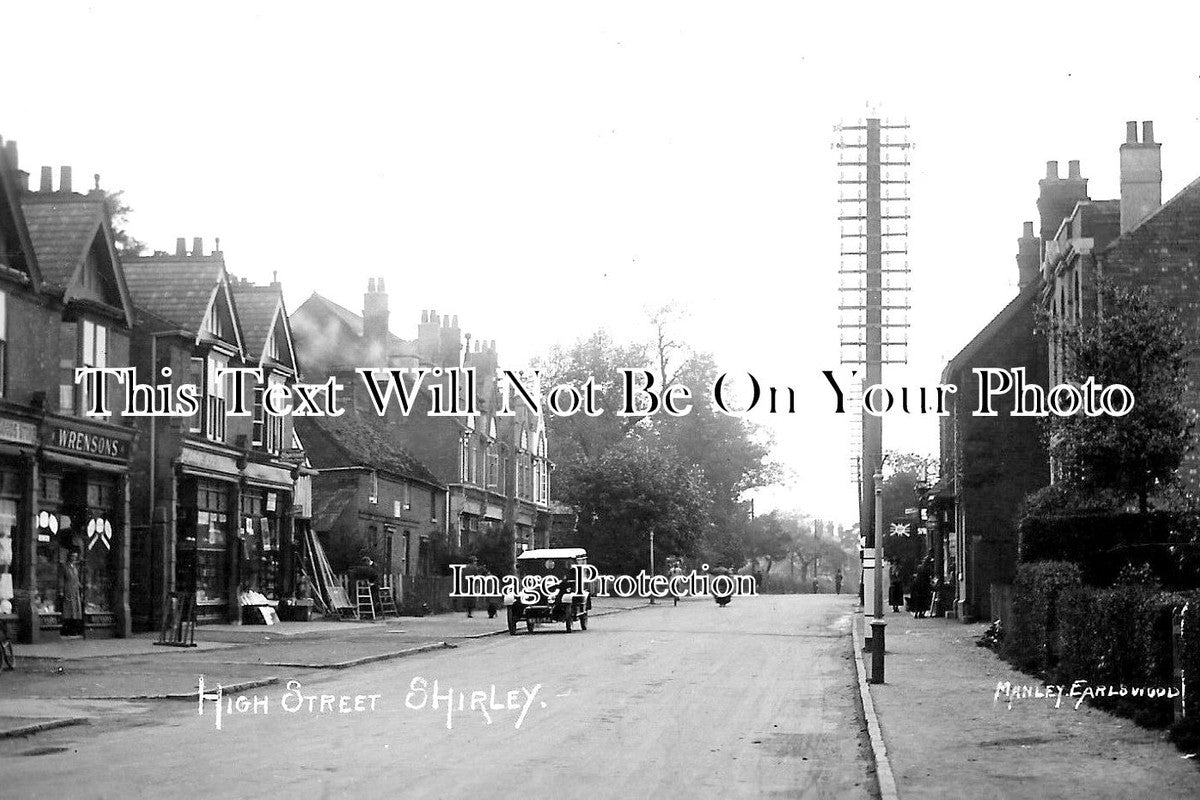 WA 1151 - High Street, Shirley, Solihull, Warwickshire c1924