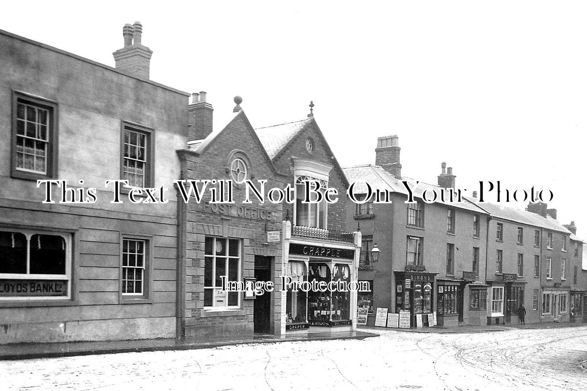 WA 1165 - Market Place & Post Office, Shipston On Stour, Warwickshire