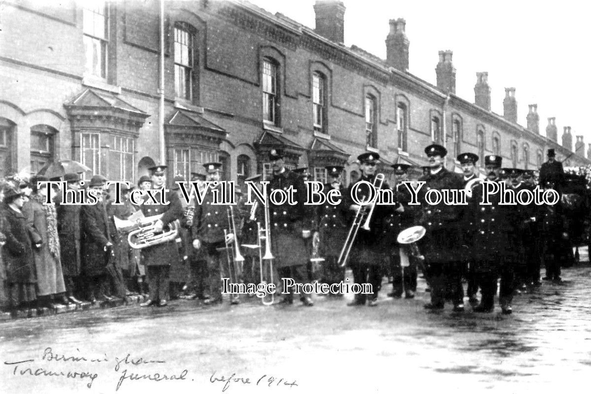 WA 1251 - Tramway Department Funeral, Birmingham, Warwickshire