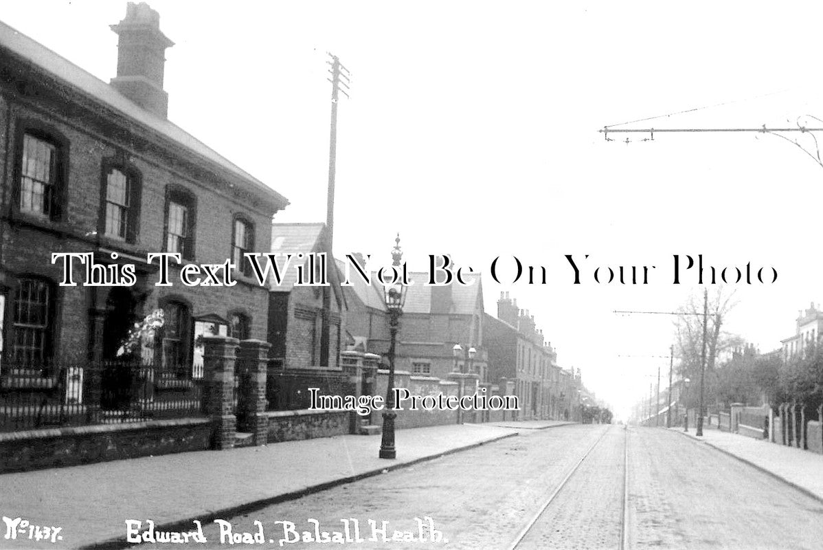 WA 1262 - Edward Road, Balsall Heath, Birmingham, Warwickshire c1915