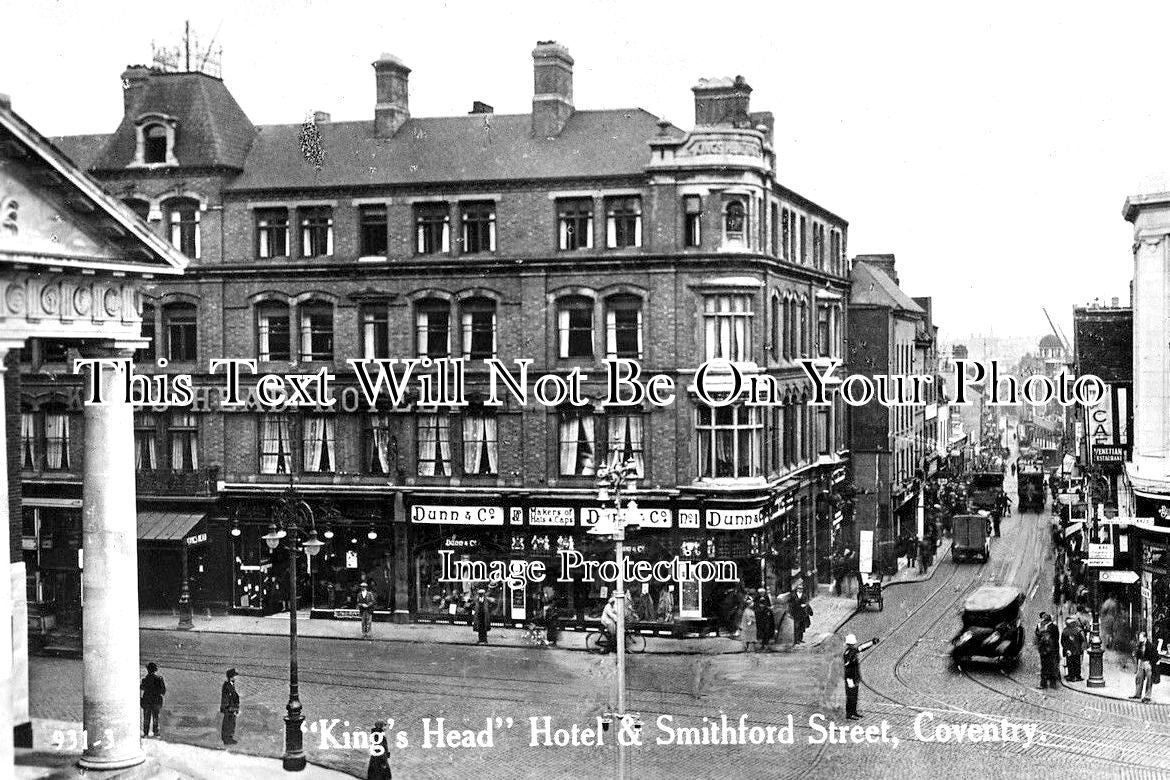 WA 1270 - Kings Head Hotel & Smithford Street, Coventry, Warwickshire