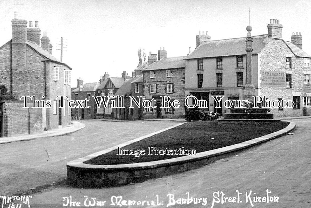 WA 1309 - The War Memorial, Banbury Street, Kineton, Warwickshire
