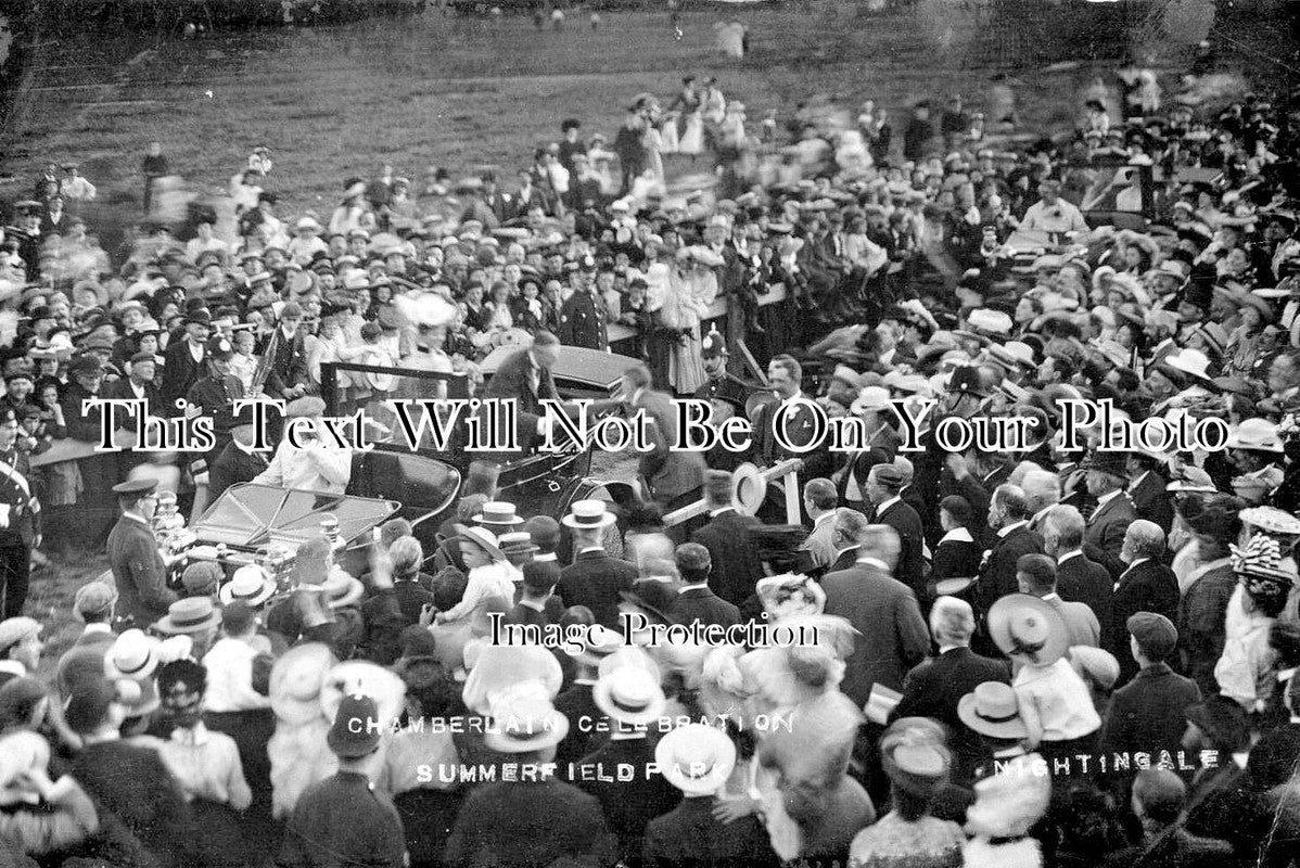 WA 1448 - Chamberlain Celebration, Summerfield Park, Birmingham 1906