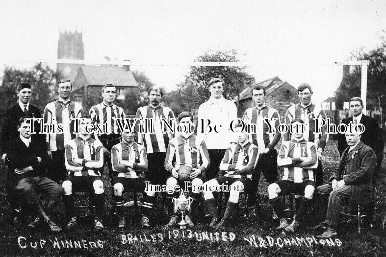 WA 1452 - Brailes United Cup Winners, Warwickshire 1913