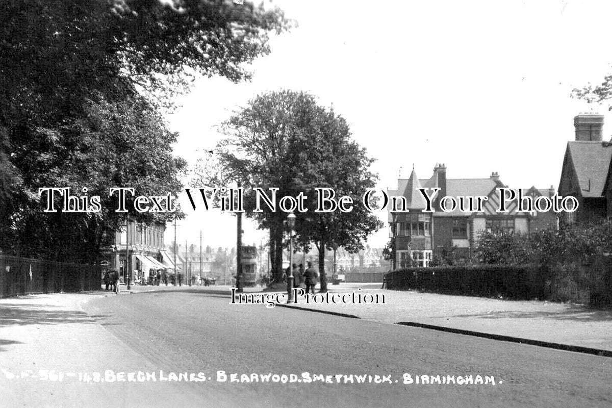 WA 1589 - Beech Lanes, Bearwood, Smethwick, Birmingham c1923