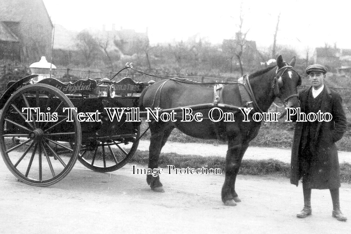 WA 1615 - Harold Timms Horse & Cart, Birmingham, Warwickshire