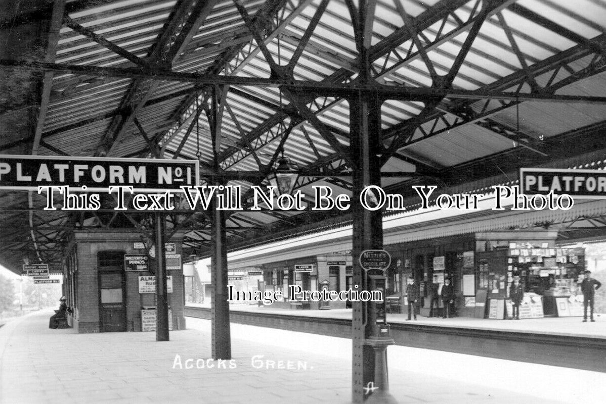 WA 1661 - Acocks Green Railway Station, Birmingham, Warwickshire c1913