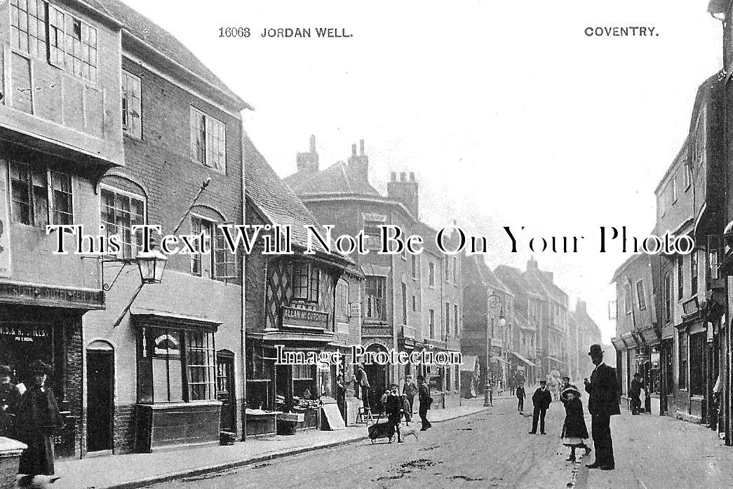 WA 1677 - Jordan Well, Coventry, Warwickshire c1906