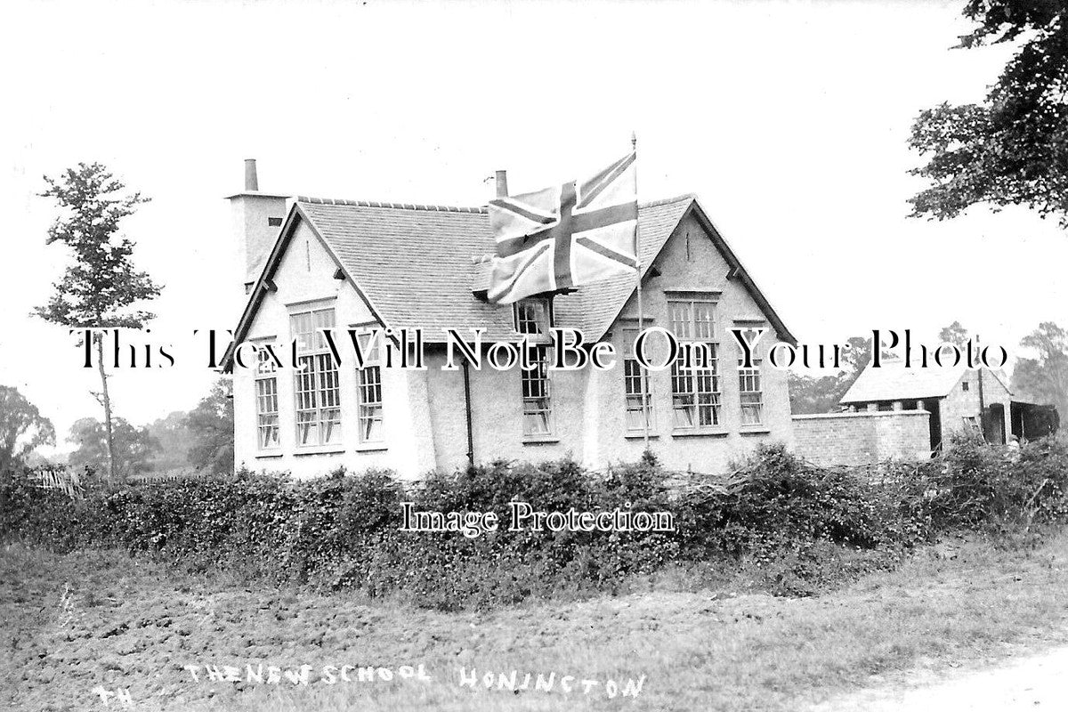 WA 1775 - The New School, Honington, Warwickshire c1912