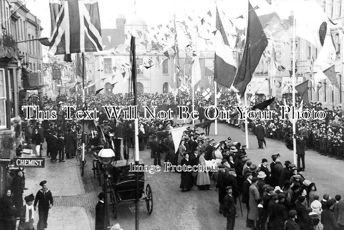 WA 1776 - Stratford On Avon High Street Coronation, Warwickshire 1911
