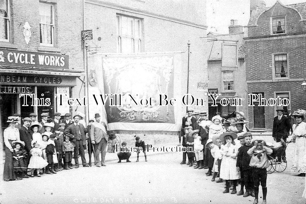 WA 1861 - Club Day Banner, Shipston On Stour, Warwickshire c1910