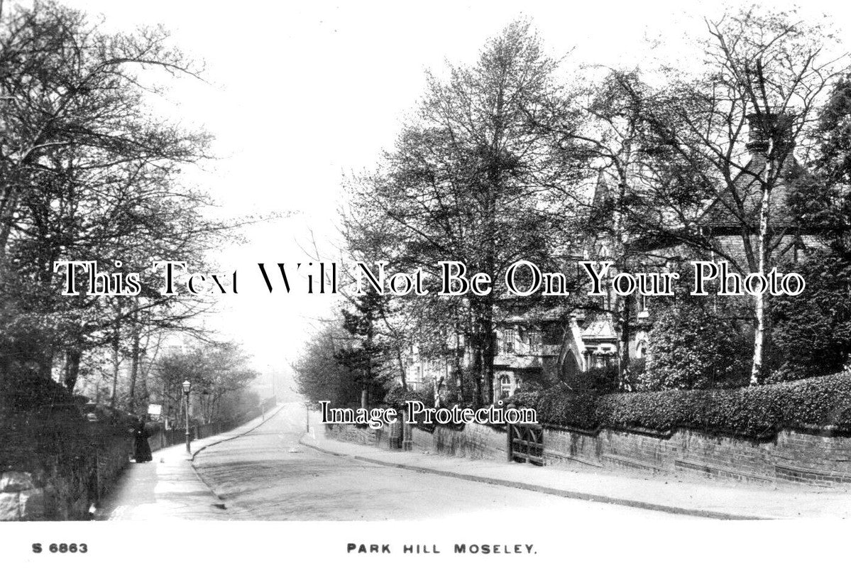 WA 1958 - Park Hill, Moseley, Birmingham, Warwickshire c1910