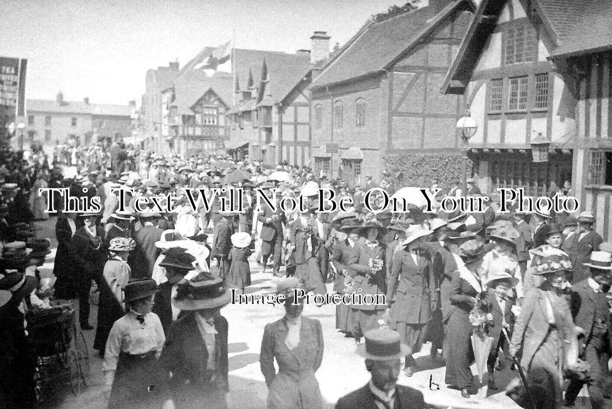 WA 2108 - Coronation Day, Stratford Upon Avon, Warwickshire 1911