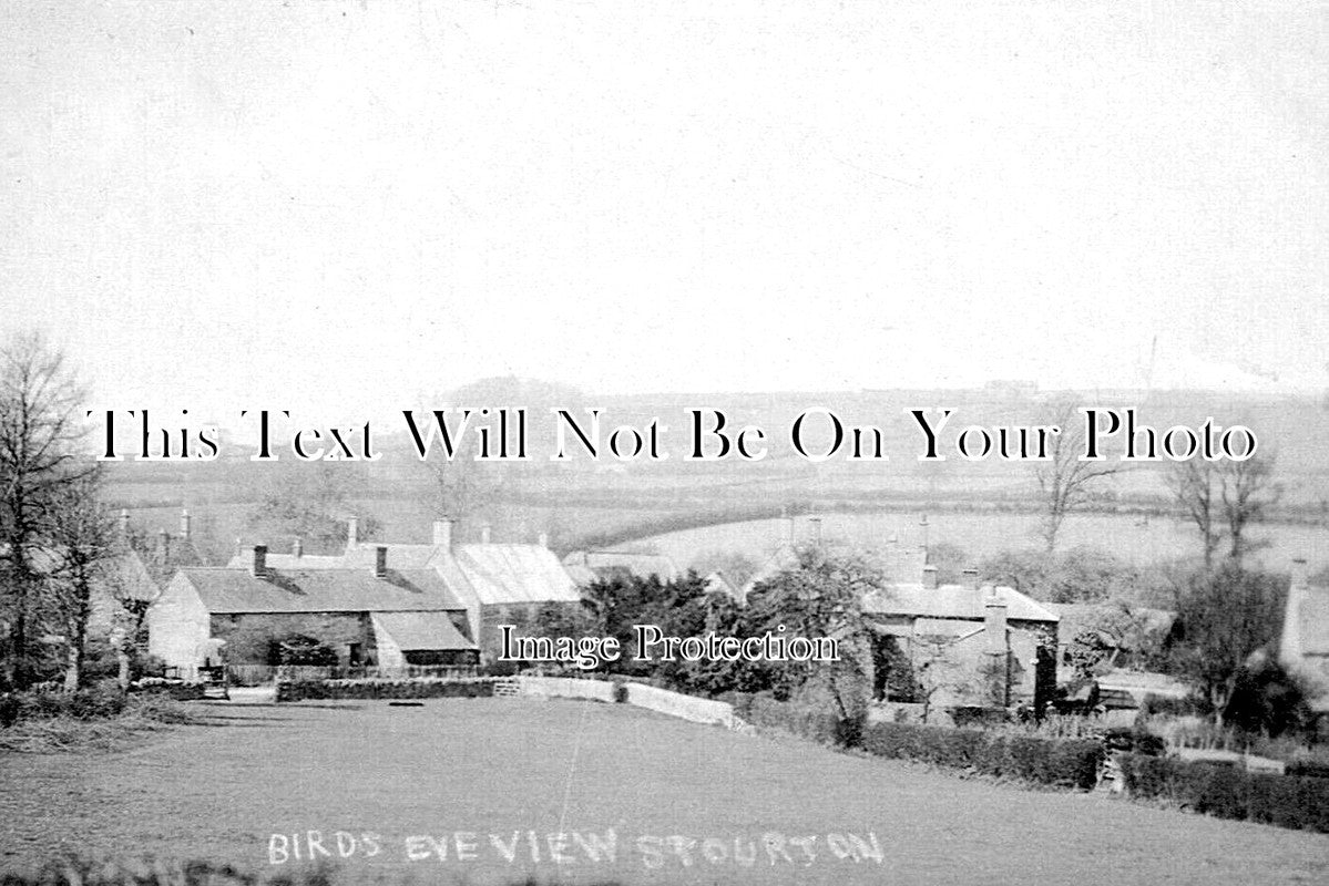 WA 2236 - Birds Eye View Of Stourton, Warwickshire c1910