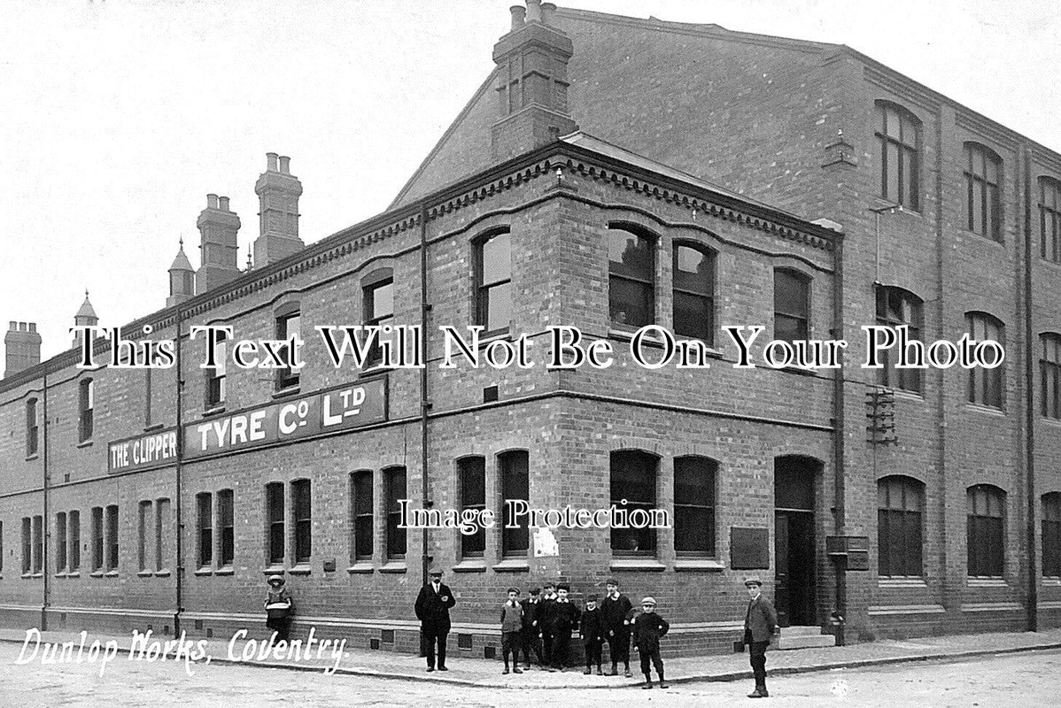 WA 2275 - Dunlop Works, Coventry, Warwickshire c1910