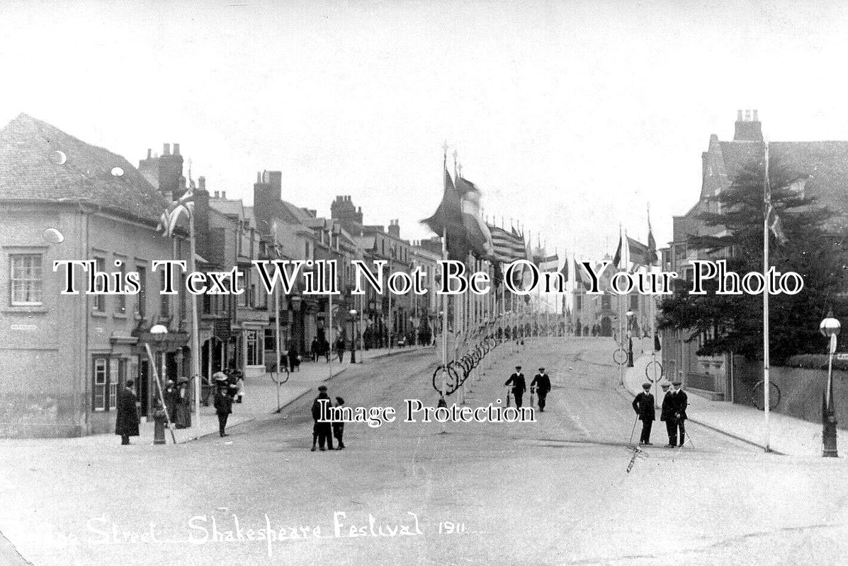 WA 2313 - Bridge Street, Shakespeare Festival, Stratford Upon Avon 1911