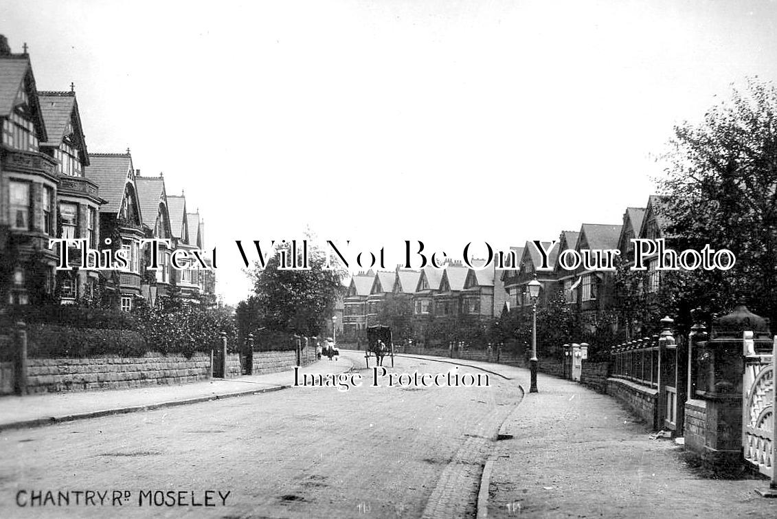 WA 2372 - Chantry Road, Moseley, Birmingham, Warwickshire c1910