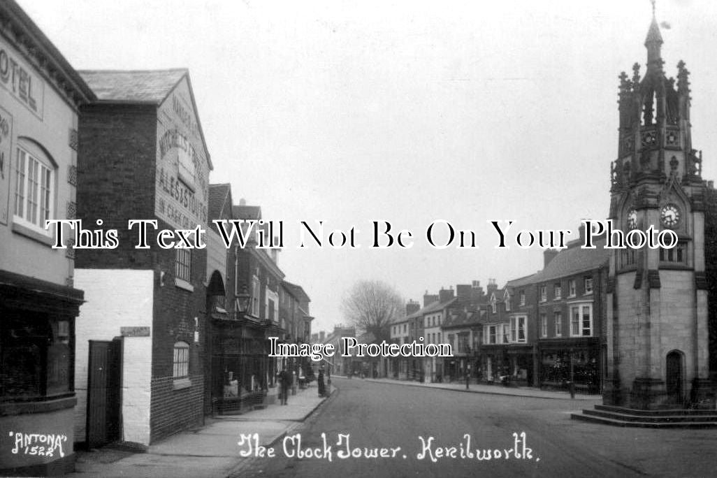 WA 243 - The Clock Tower, Kenilworth, Warwickshire