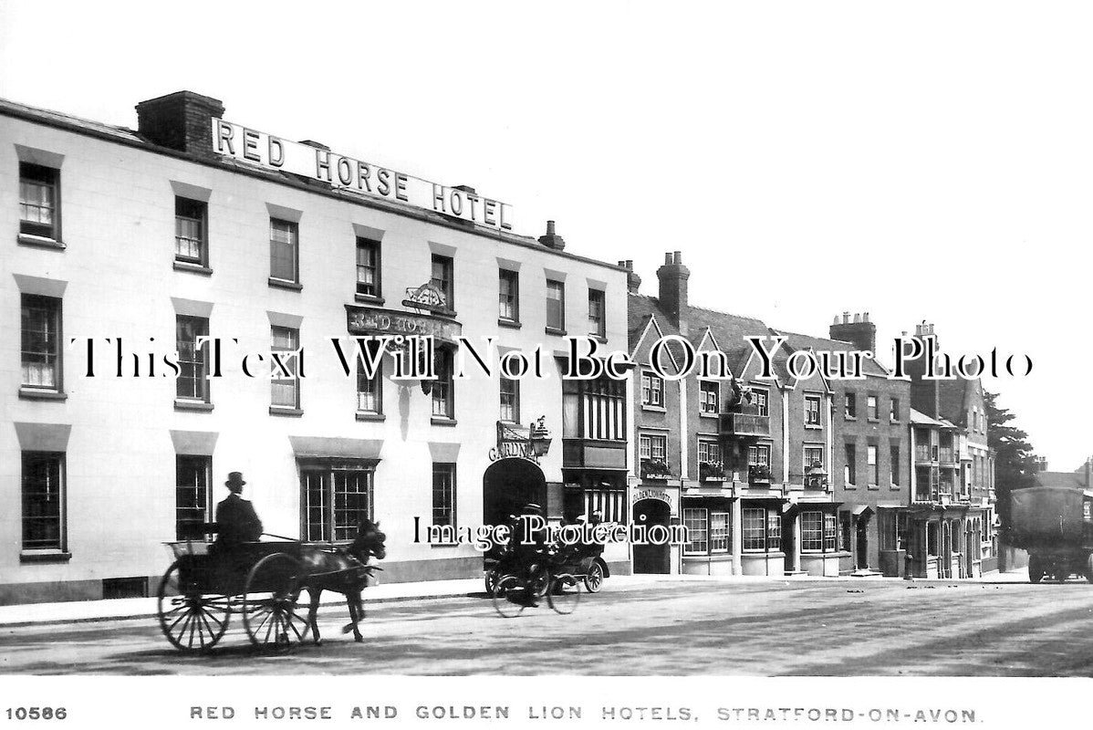 WA 2462 - The Red Horse & Golden Lion Hotel, Stratford Upon Avon