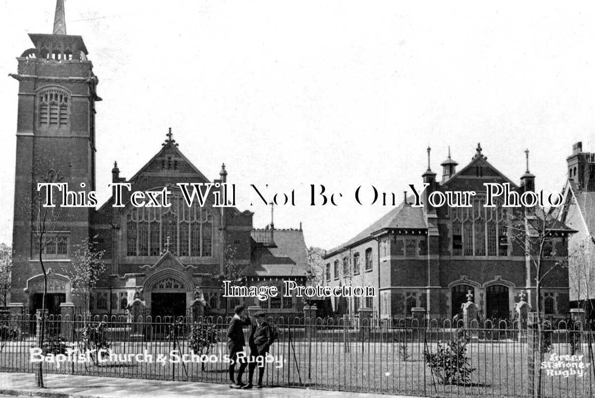 WA 2550 - Baptist Church & Schools, Rugby, Warwickshire