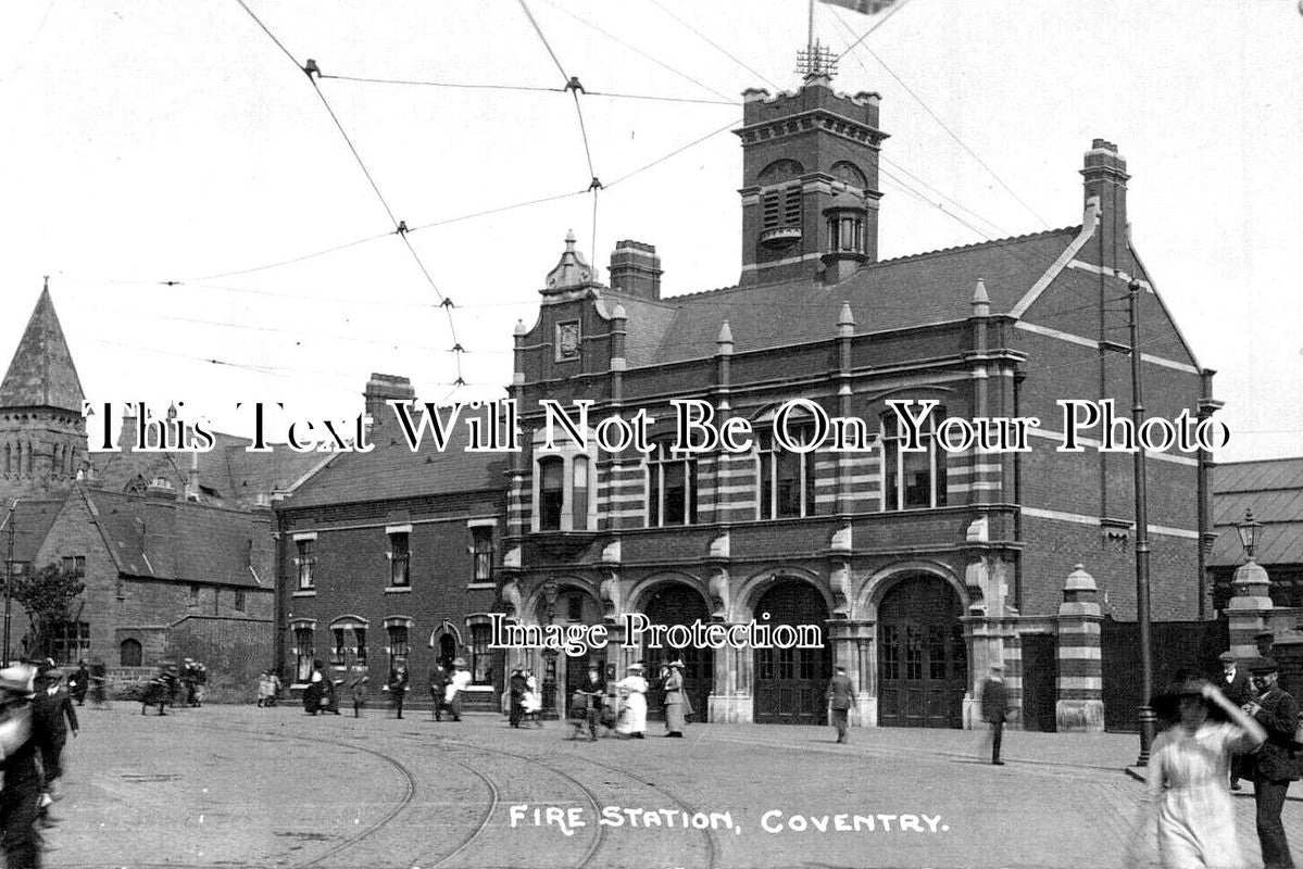 WA 2560 - Coventry Fire Brigade Station, Warwickshire c1922