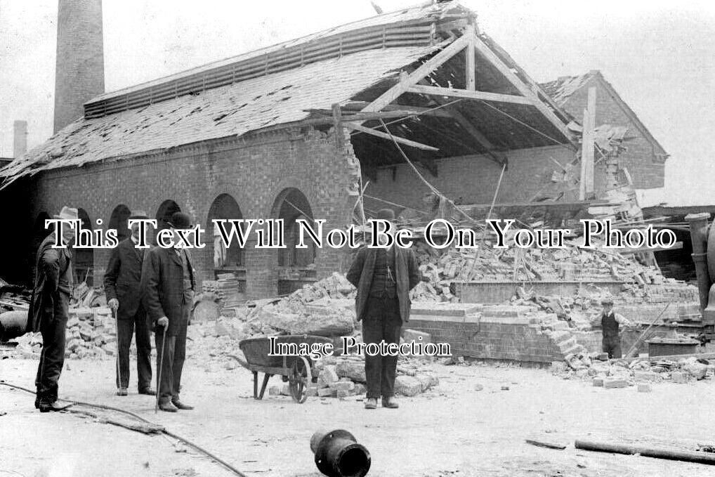 WA 2619 - Stratford On Avon Gasworks Explosion, Warwickshire c1912