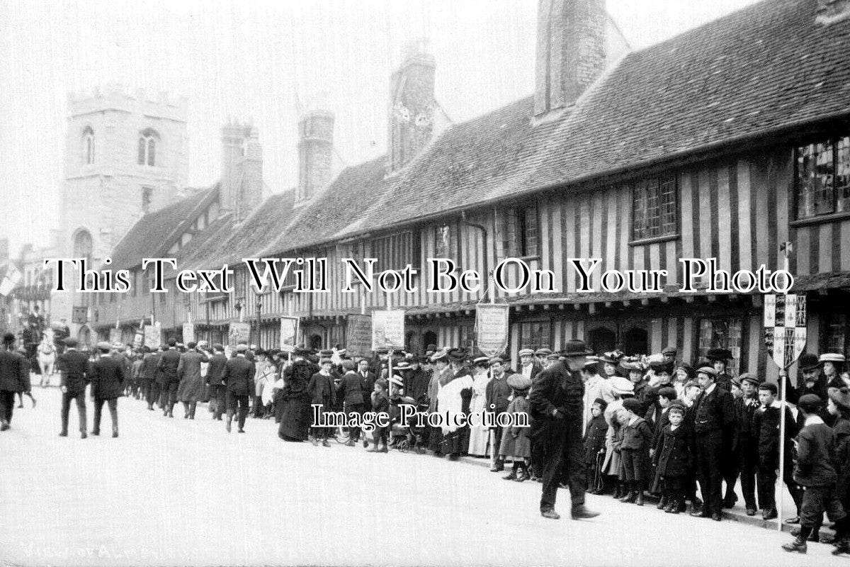 WA 2662 - Stratford On Avon Almshouses, Warwickshire 1907