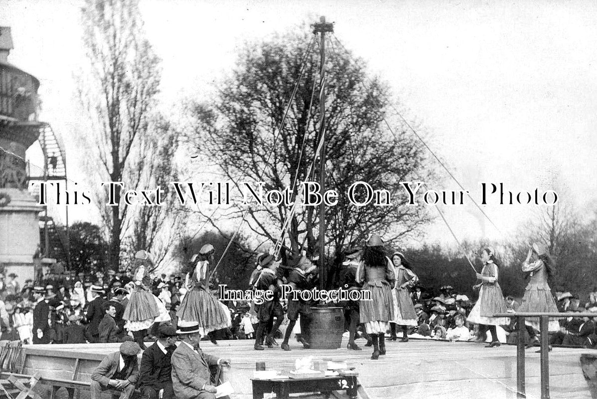 WA 2777 - Maypole Dancing, Stratford On Avon Council Schools