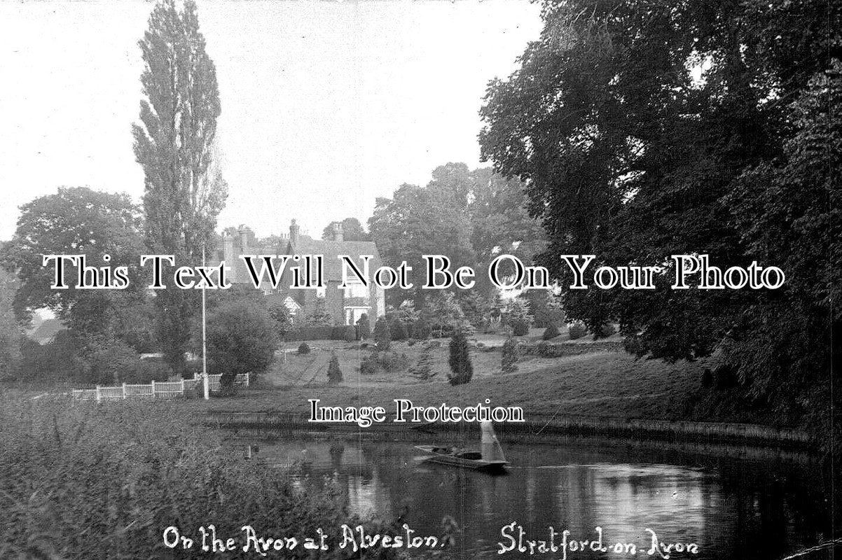 WA 2778 - On The River Avon At Alveston, Stratford On Avon