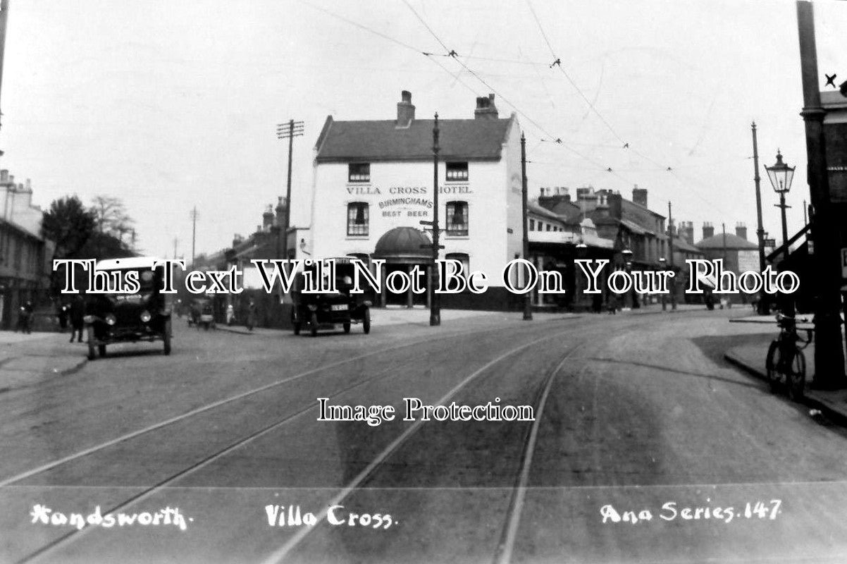 WA 307 - Villa Cross Hotel, Lozells Road, Birmingham, Warwickshire c1922