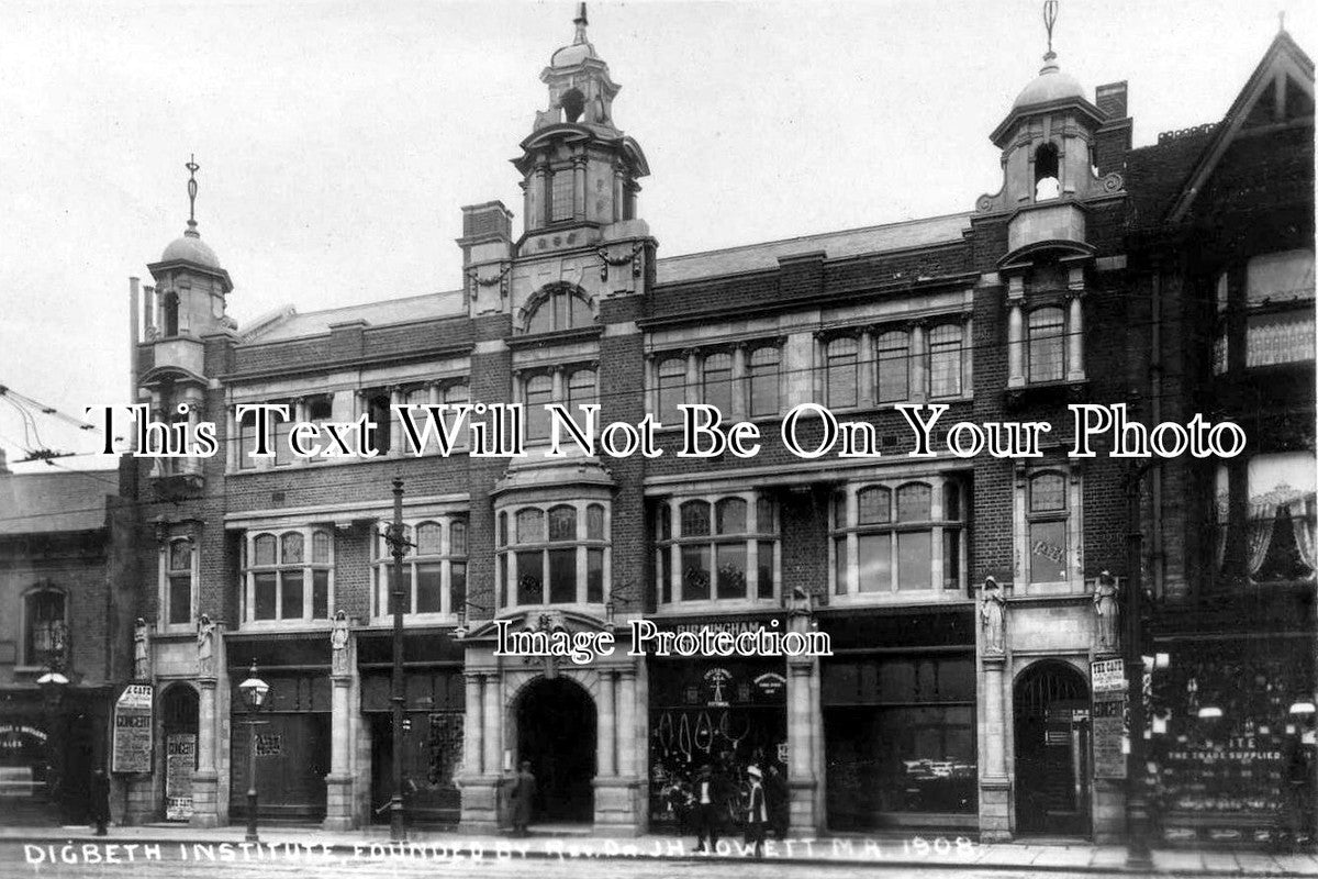 WA 322 - Digbeth Institute, Birmingham, Warwickshire