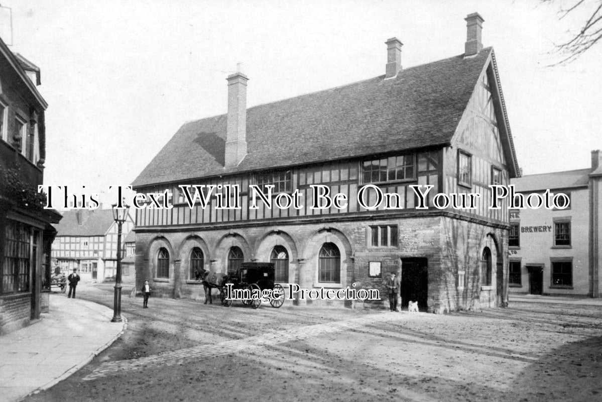 WA 336 - Alcester Town Hall, Warwickshire c1905