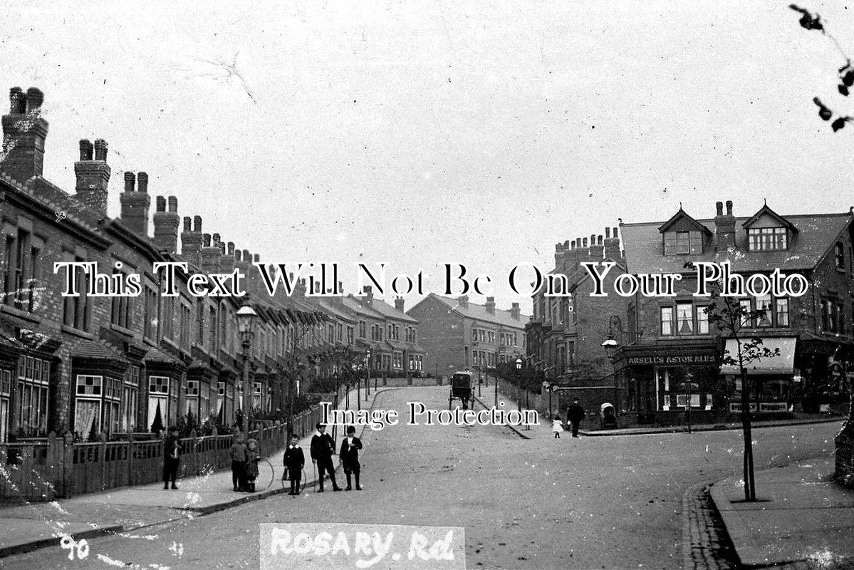 WA 34 - Gravelly Hill, Rosary Road, St Thomas Road, Birmingham, Warwickshire c1915