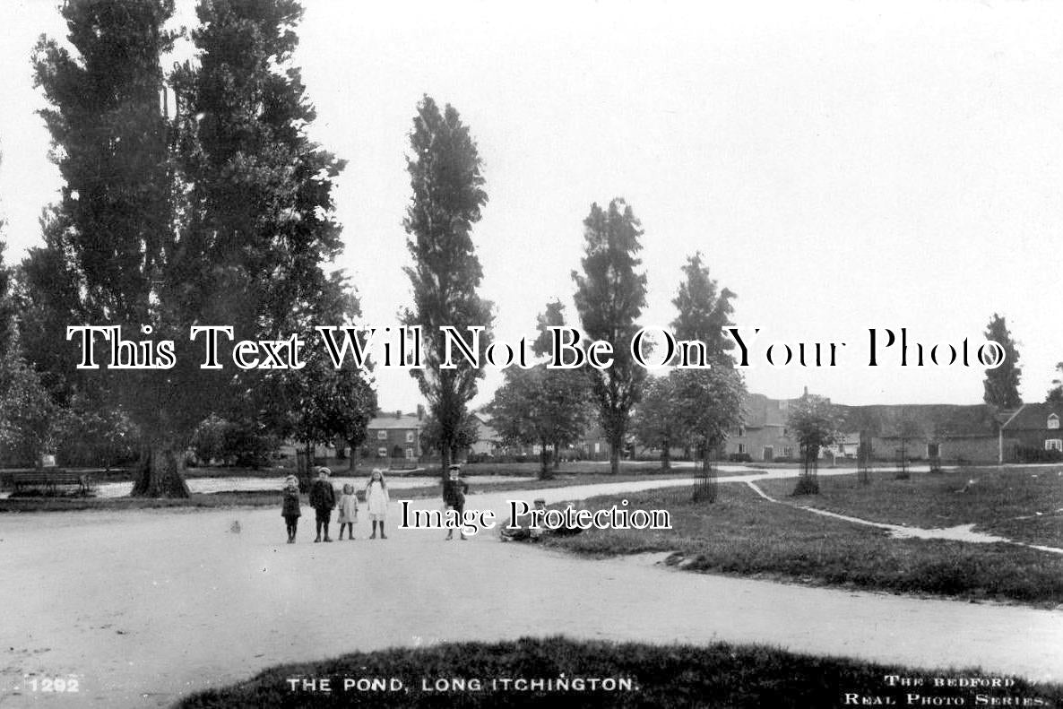 WA 365 - The Pond, Long Itchington, Warwickshire c1916