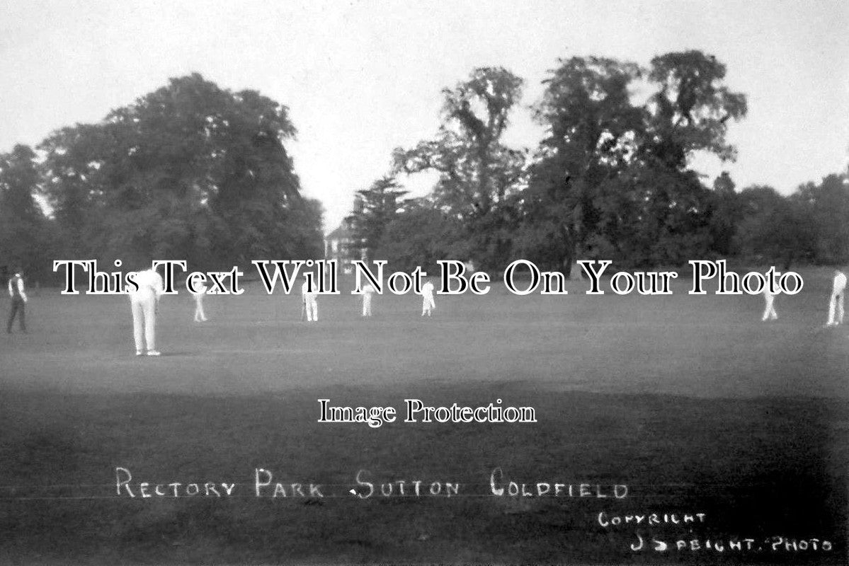 WA 368 - Cricket Match, Rectory Park, Sutton Coldfield, Warwickshire