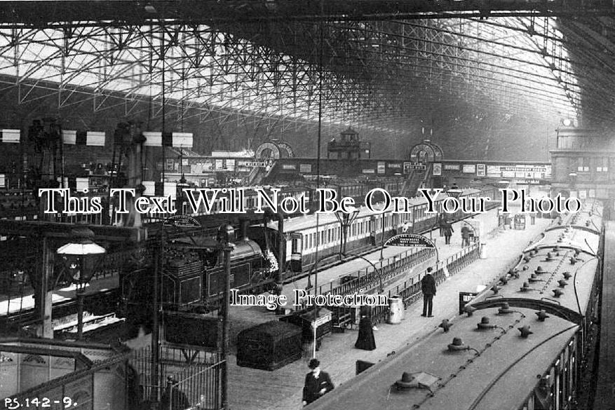 WA 374 - New Street Railway Station, Birmingham, Warwickshire c1908
