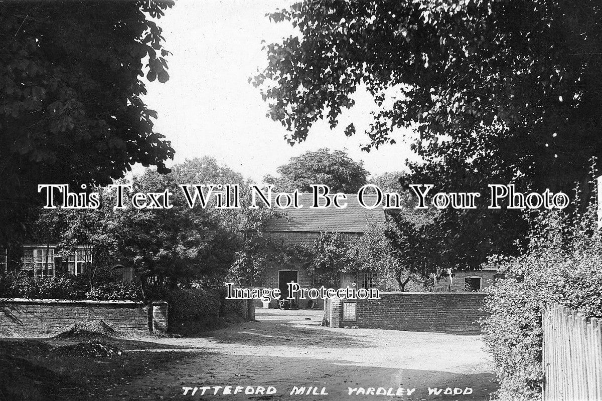 WA 375 - Titteford Mill, Yardley Wood, Birmingham, Warwickshire c1911