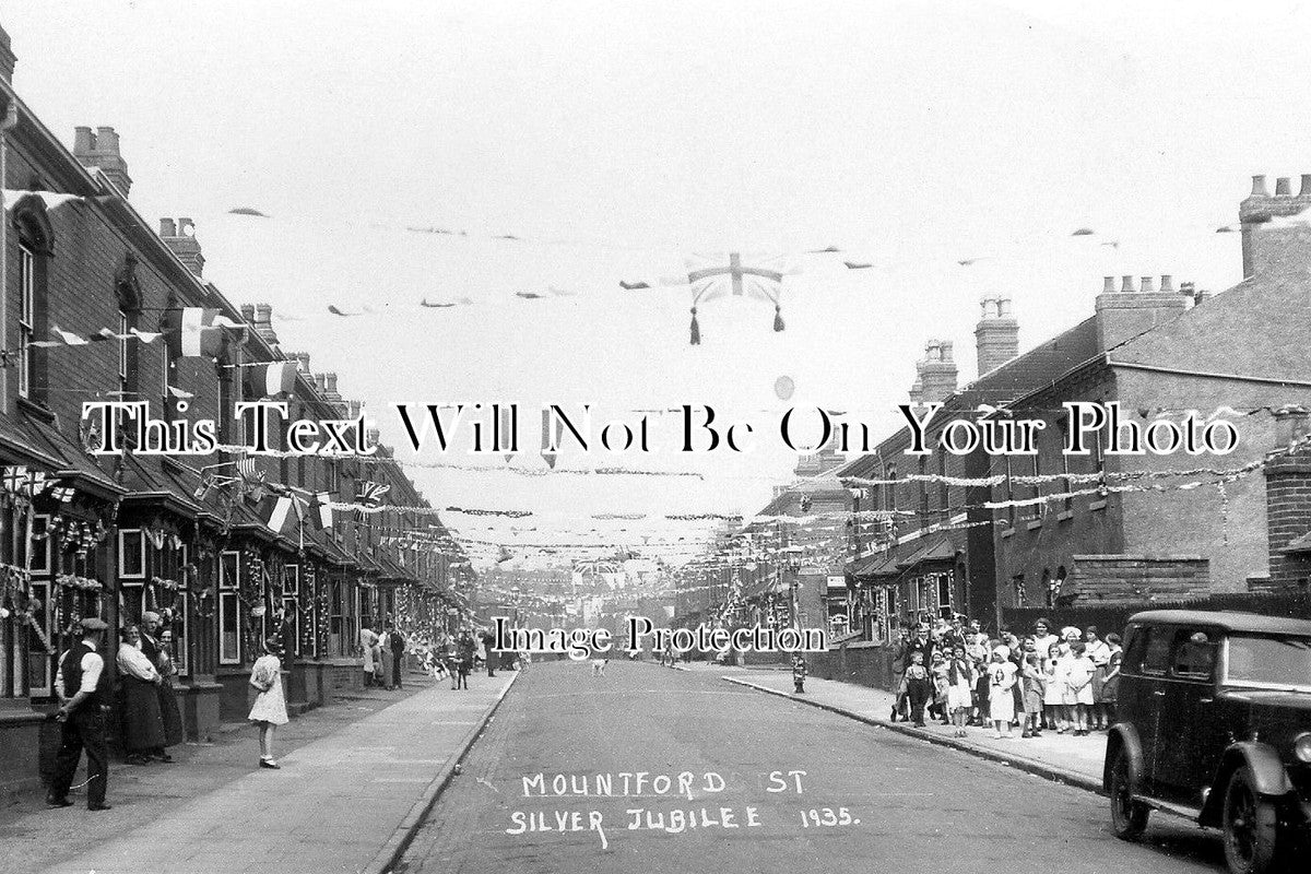 WA 381 - 1935 Silver Jubilee Celebrations, Mountford Street, Sparkhill, Birmingham, Warwickshire