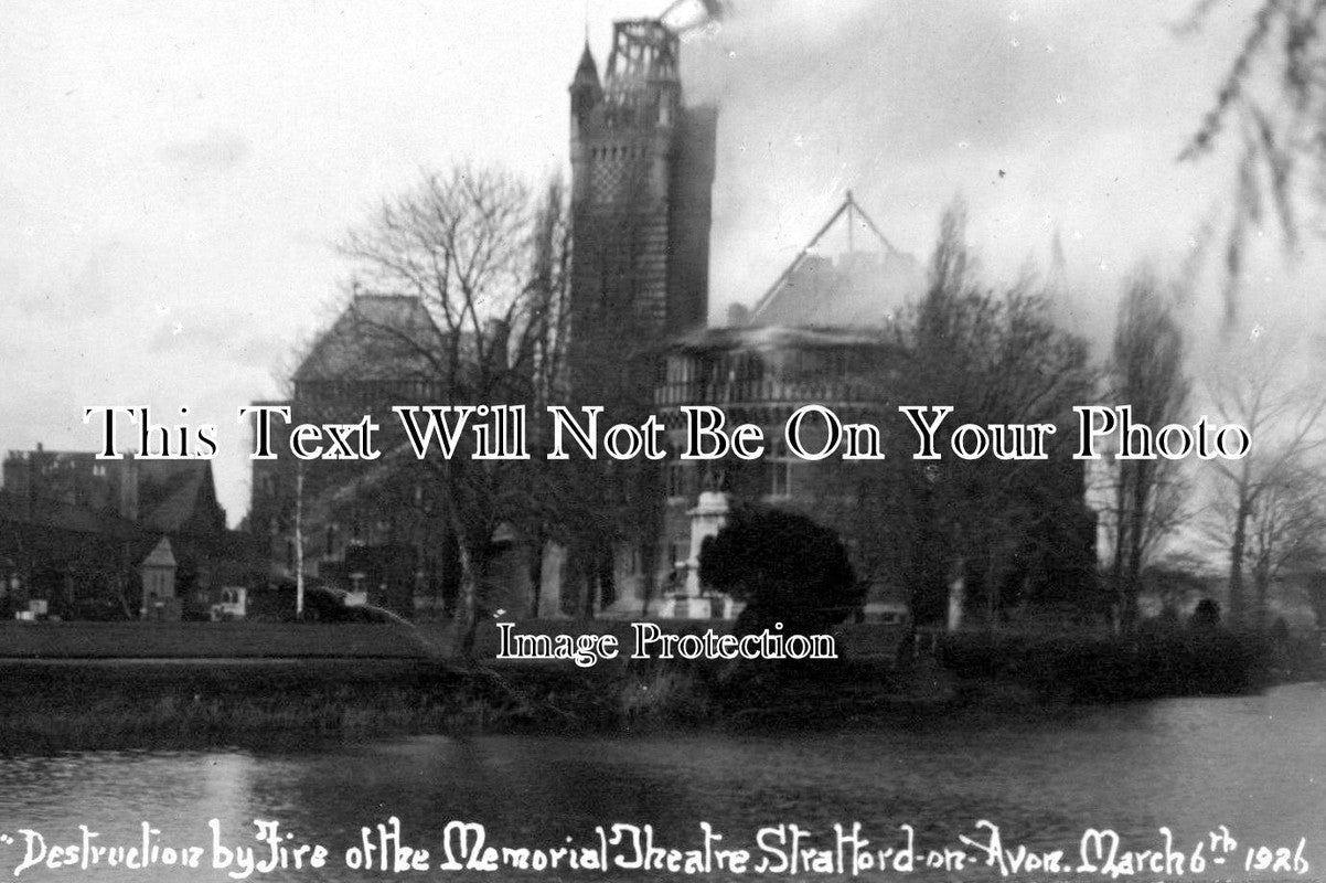 WA 435 - Theatre Fire, Stratford Upon Avon, Warwickshire 1926