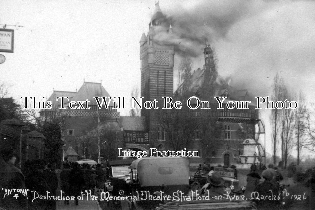 WA 436 - Theatre Fire, Stratford Upon Avon, Warwickshire 1926