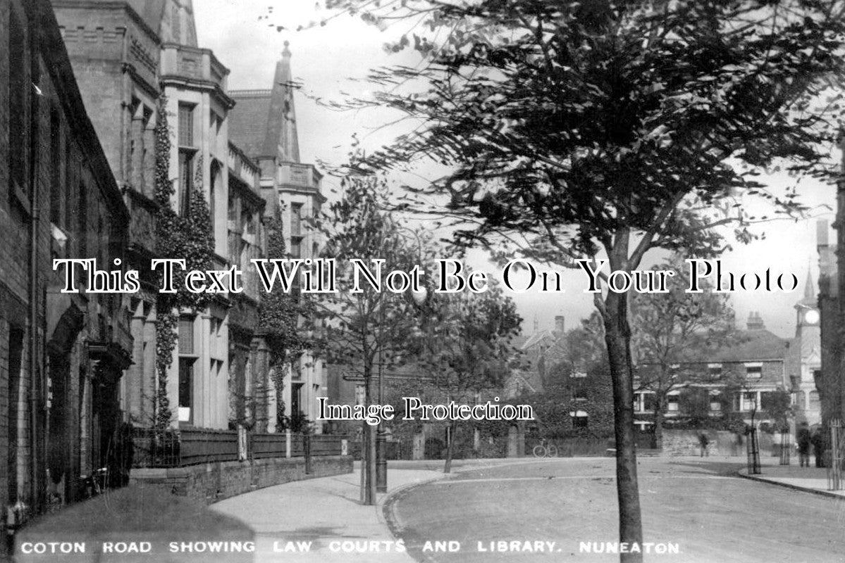 WA 487 - Coton Road Law Courts Library, Nuneaton, Warwickshire c1908