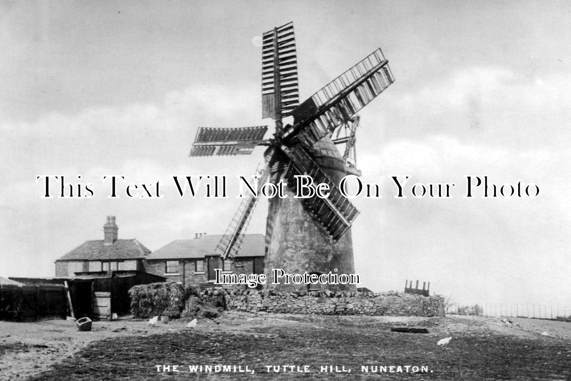 WA 494 - The Windmill, Tuttle Hill, Nuneaton, Warwickshire c1920