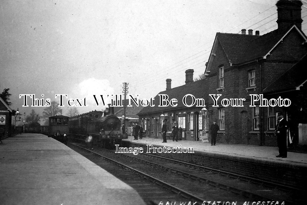 WA 592 - Alcester Railway Station, Warwickshire