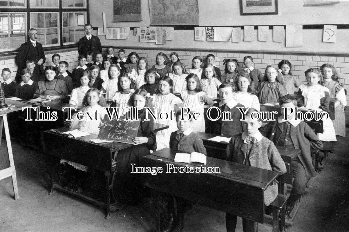 WA 615 - Mixed Class, George Street Council School, Bedworth, Warwickshire
