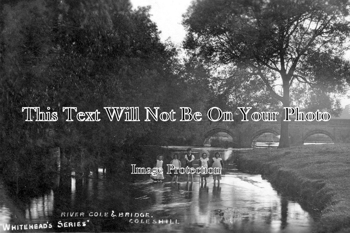 WA 688 - River Cole & Bridge, Coleshill, Warwickshire