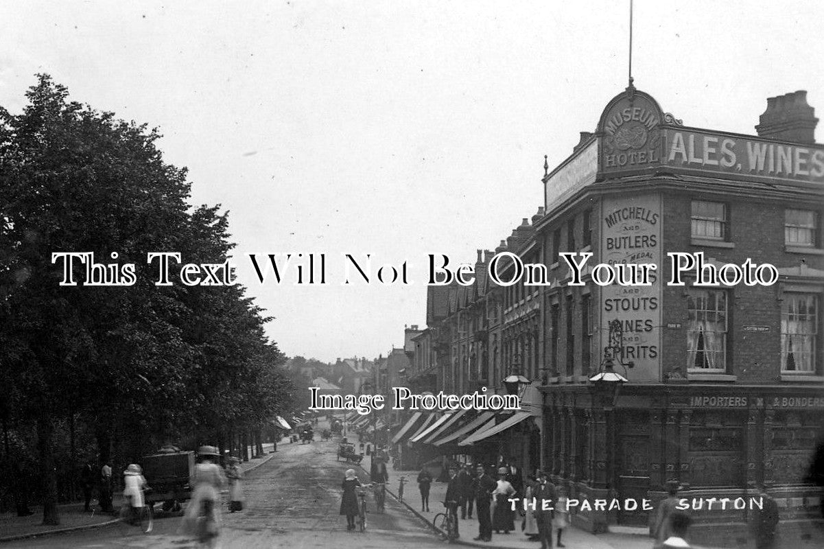 WA 707 - Sutton Coldfield the Museum Hotel at The Parade posted 1912