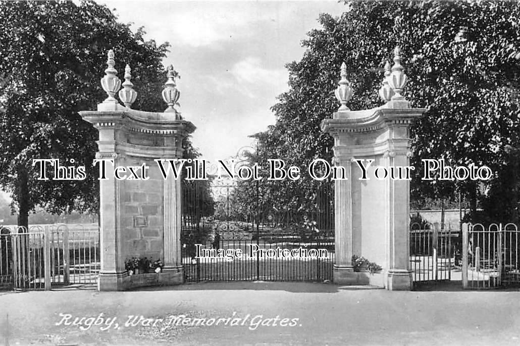 WA 710 - Rugby War Memorial Gates, Warwickshire