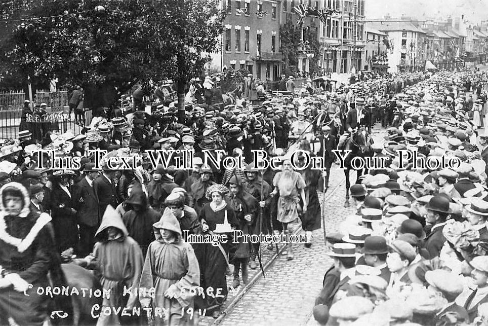 WA 790 - Coventry Coronation Celebrations King George V, Warwickshire 1911
